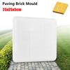 1Pcs Fish Scale Pattern Paving Brick Mould 25x5cm Reusable Stepping Stone Paver DIY Plastic Walkway Brick Mold