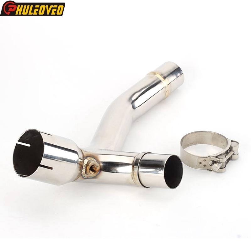For Suzuki GSXR1000 GSX-R1000 2009-2011 K9 Y Type Middle Link Pipe Motorcycle Exhaust Muffler Connect Pipe for GSXR1000 Mid-pipe