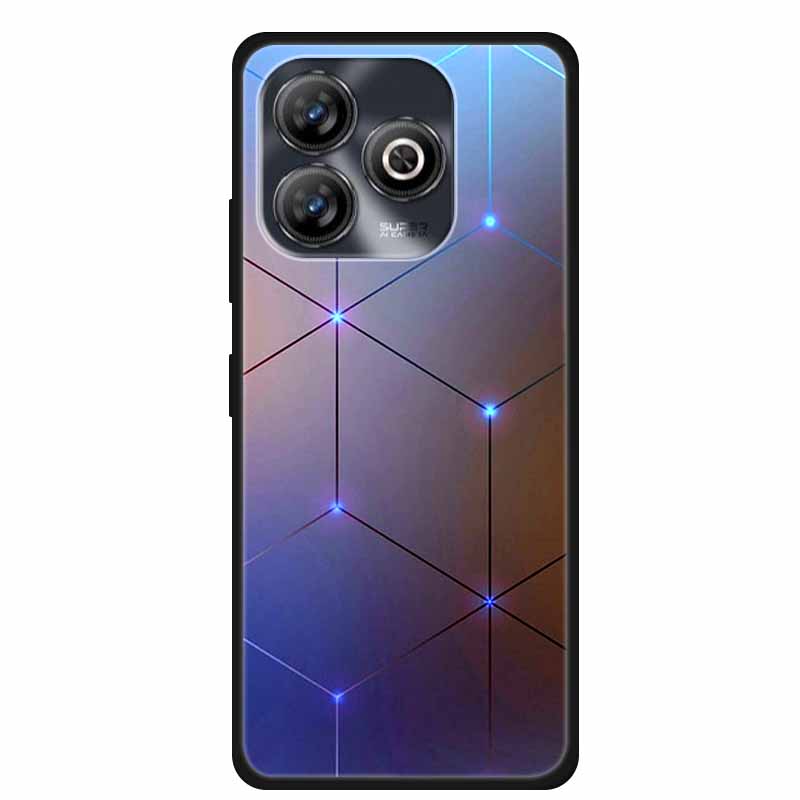 Pro ZTE BLADE A75 4G Pouzdro Zvířata Měkký Silikon TPU Pouzdra na Telefon Zadní Kryt Pro ZTE BLADEA75 Nárazuvzdorný Vlk Ochranný Cool Coque