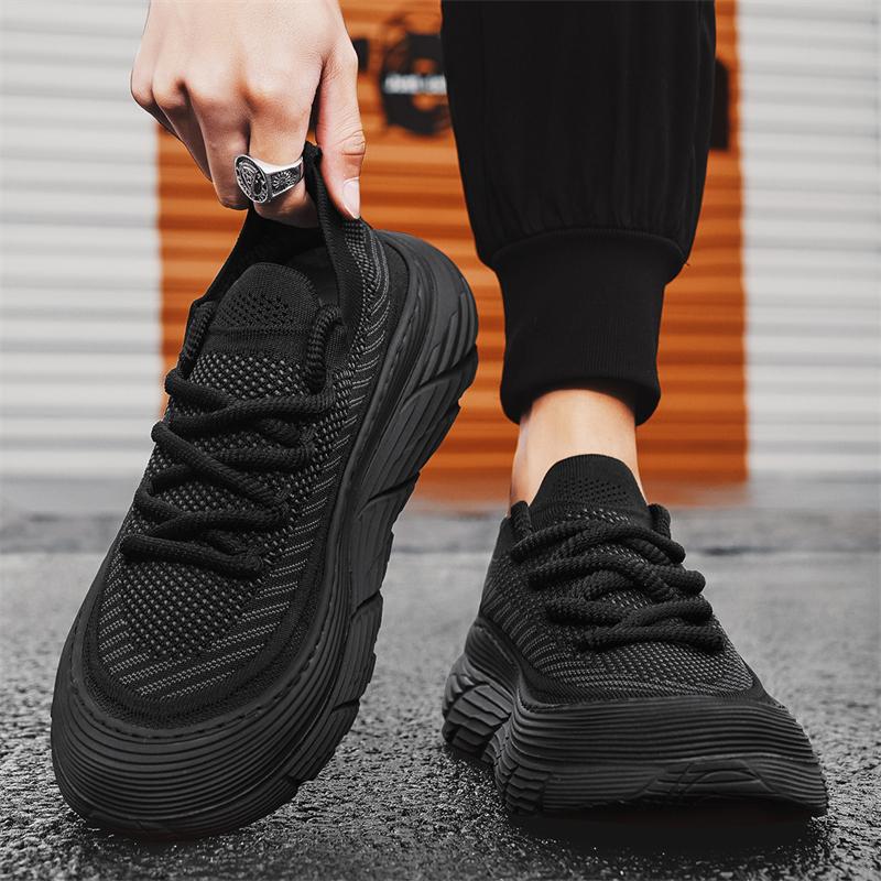 Pánské Boty na platformě Luxusní Ležérní Sportovní Tenisky Pro muže Trend 2024 Pohodlná Outdoorová Móda Treková obuv Obuv