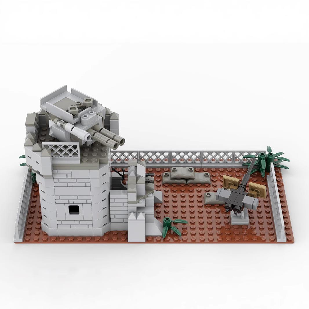 Moc Military-Style High-Standard Base Superior-Grade Watchtower First-Class Sentry Subsequent First-Class Command Subsequent First-Class