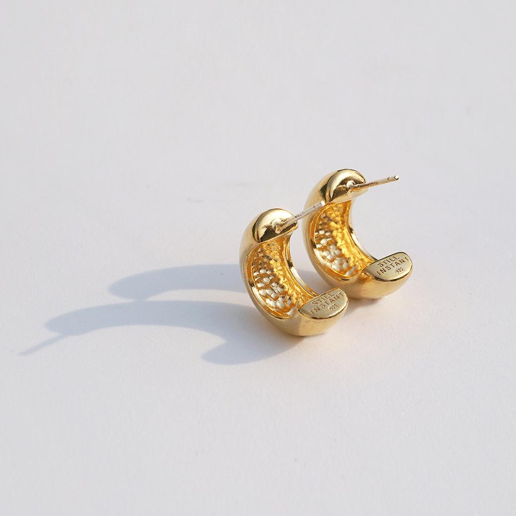 Still Instant Flection & Connection - Earring 05 (Gold)