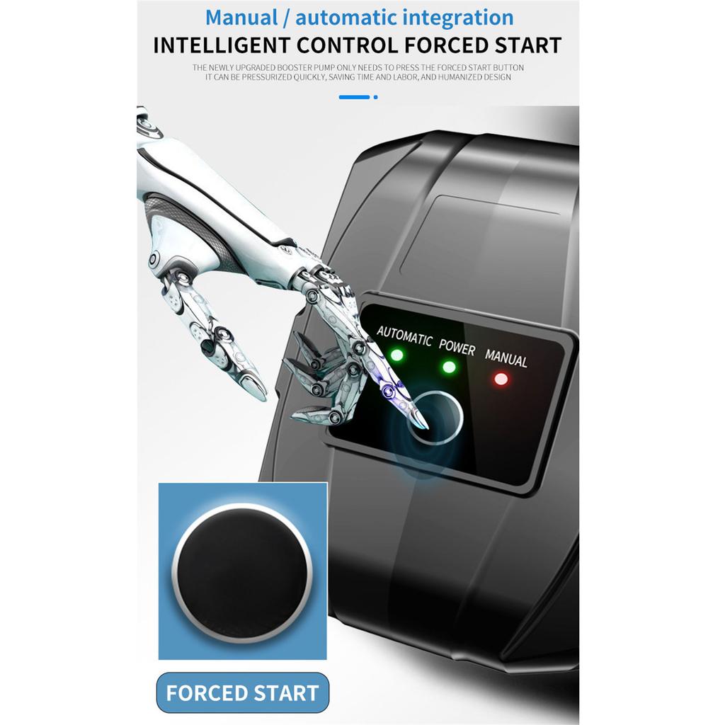 Pompe Booster Domestique Automatique 24V Standard Européen/Américain Pompes à Pression Installation Simple pour une Pression d'Eau Stable