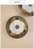 Mino Ware Japanese Retro Ceramic Tableware Set: Plates, Dishes, and Rice Bowls