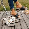 2025 New High Quality Thick Bottom Slope Heel Sandals Summer Fashion Comfortable Versatile Sandals