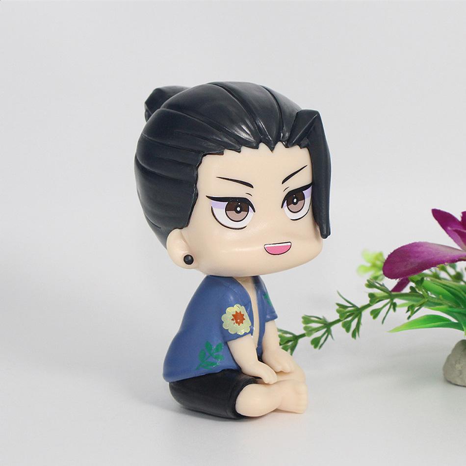 Q Version Jujutsu Kaisen Figures Cute Geto Suguru Gojo Satoru Pvc Action Figures Anime Figure Model Toys Collection Doll Gifts