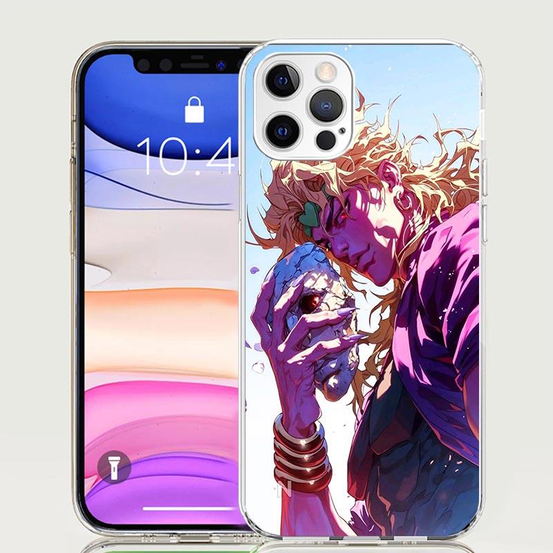 JoJo Adventure Dio Diego Brando Phone Case for Apple iPhone 17 Air 16 15 Plus 14 + 13 Mini 12 11 Pro Max 7 8 SE 16Max Soft Shell