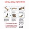 Iced Out CZ Stone Teeth Grillz Top Bottom Zircon Tooth Caps For Women Men Jewelry Party Gift 10/10 Silver