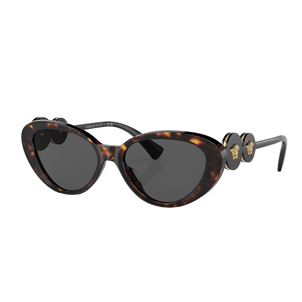 

Versace VE 4433U 108/87 Женские солнцезащитные очки кошачий глаз 54 мм