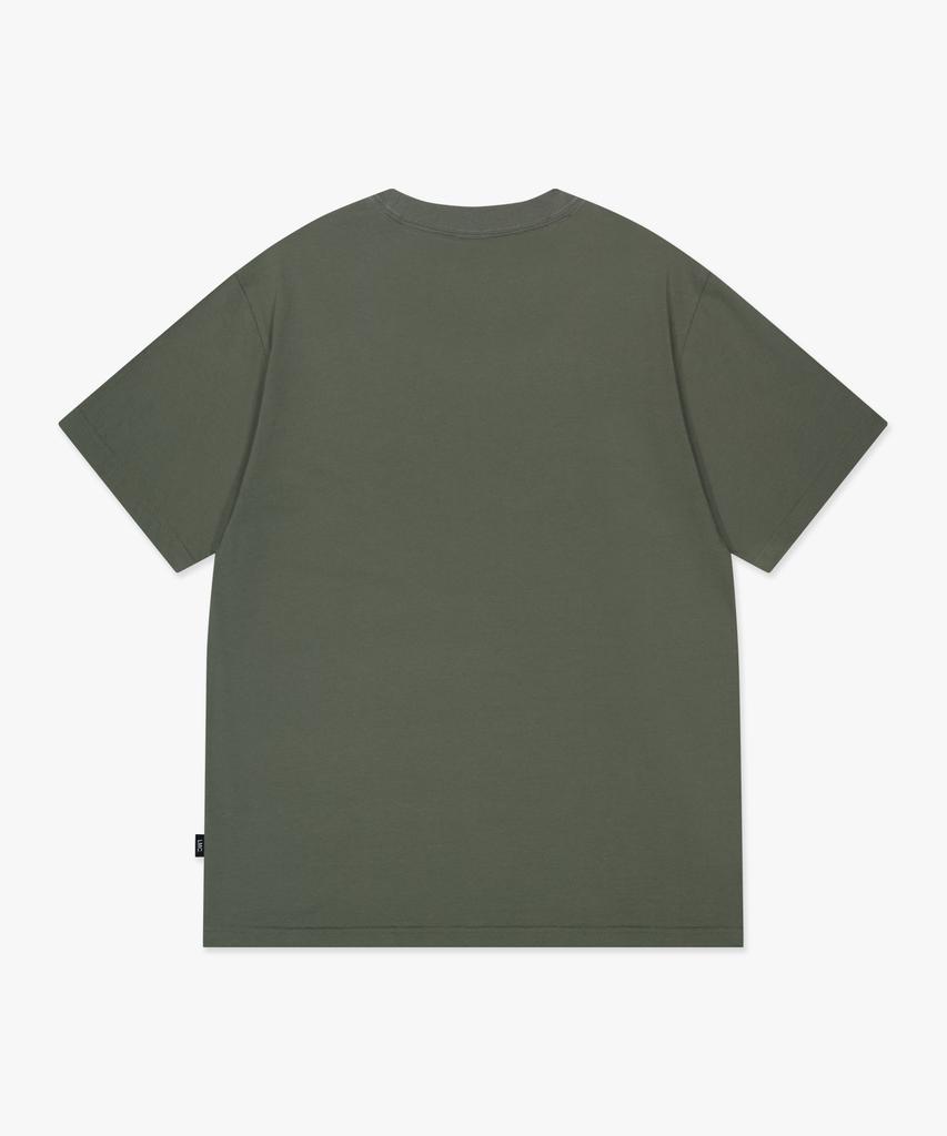 LMC Cut Out Gothic Logo Tee Khaki