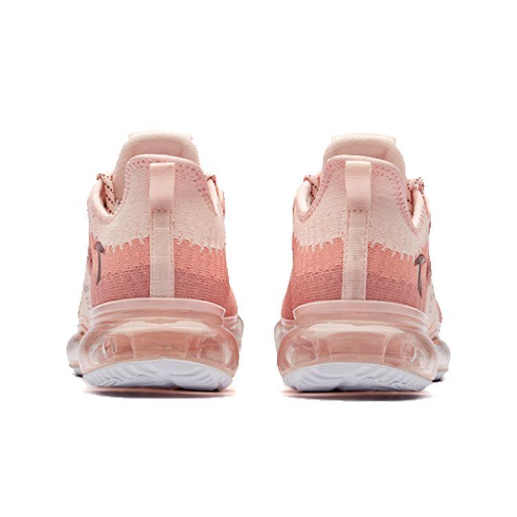 Anta Comfortable Shock Absorbing Non-Slip Breathable Balanced Rebound Low-Top Running Shoes Women sneaker Pink White 92845500-3