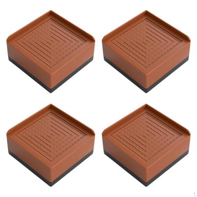 4 Stück Möbelgleiter Bodenschoner Praktisch Stoßfest Robust Mehrzweck Sofa Erhöhungen