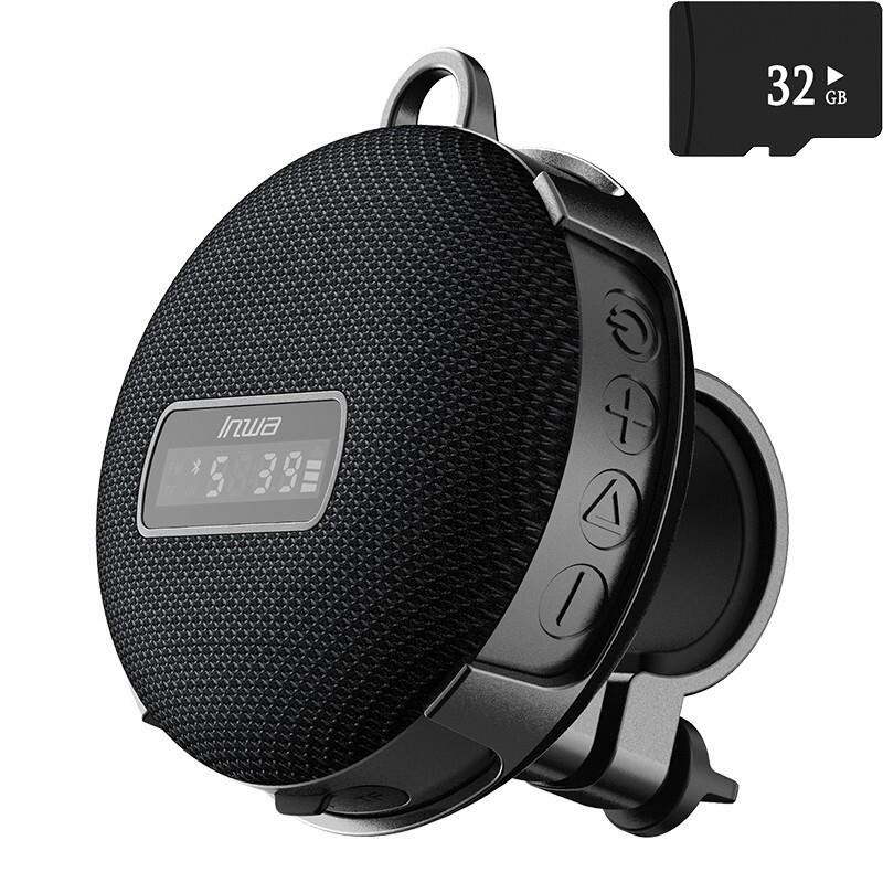 Haut-parleur Bluetooth pour Moto Affichage Numérique Sans Fil Vélo Extérieur Portable Étanche Boîte de Son Wooferaccessoires de moto