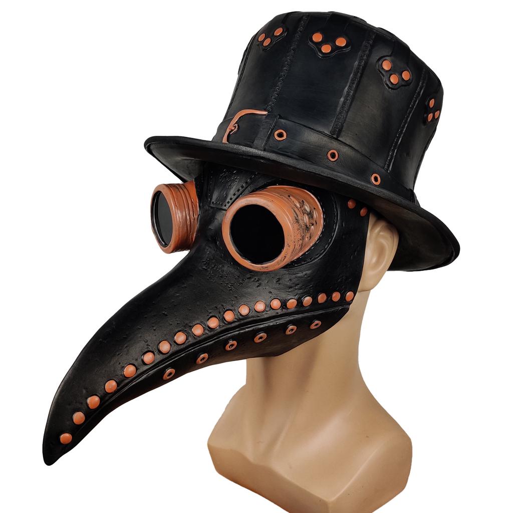Plague Doctor Beak Mask Halloween Steampunk Mask Crow Beak Bird Beak Mask punk