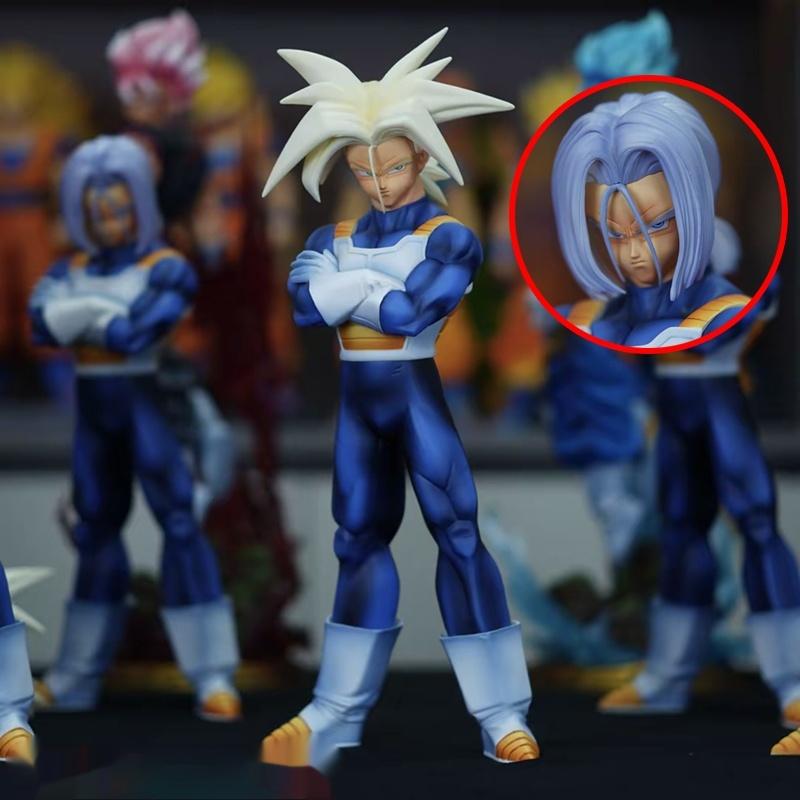 

30cm Lk Jack Torankusu Two Head Interchange Statue Gk Garage Package Dragon Balls Super Saiya Model Anime Figure Decoration Toy Doll