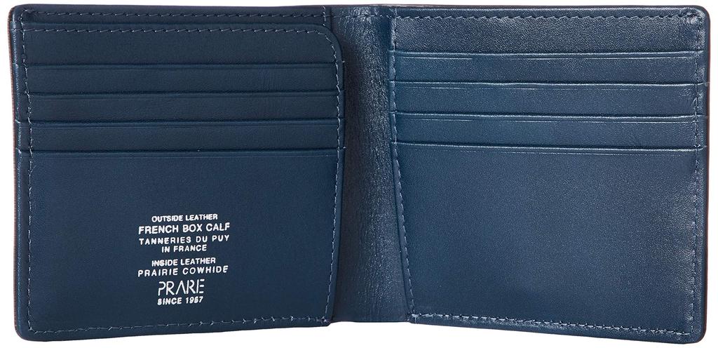 Prairie 1957 Chocolate French Box Calf Bifold Wallet (No Coin Purse)