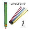 Golf Alignment Stick Cover Scratch-proof Wear Resistant Embroidery Design Golf Putter Protector Cover Equipment Accessories
