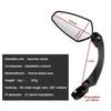 WEST BIKING Bicycle Rear View Mirror 360 Degree Rotate for Bike MTB Bicycle Electrical Bike Wide-Range Adjustable Angles Mirror