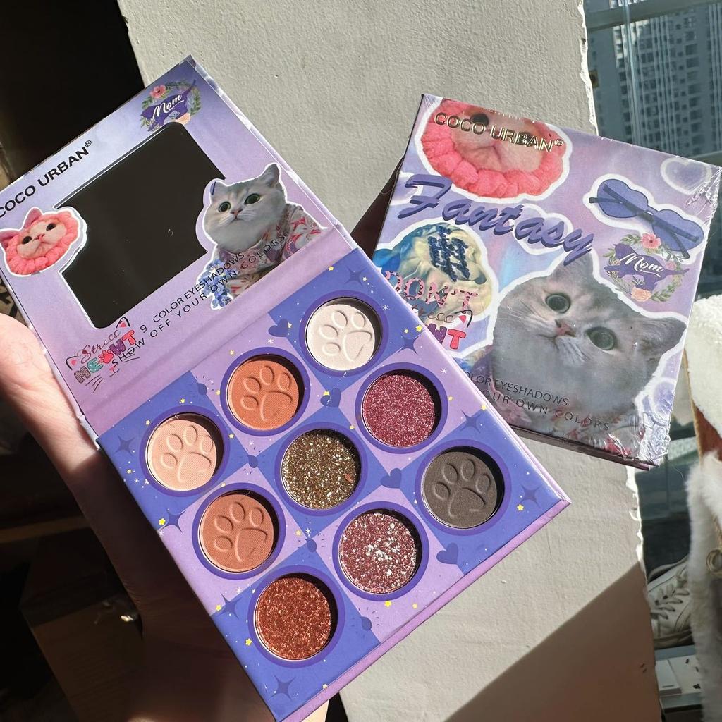 Paletă Fard de Ochi Cat Ochi Maro Portocaliu Zilnic Fard de Ochi Machiaj pentru Începători