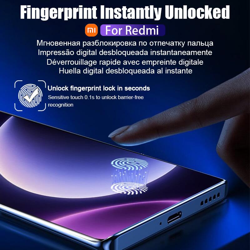 4 ks Hydrogelová fólie Pro Xiaomi Redmi Note 13 12 11 11T 11S Pro Plus Celoplošný chránič obrazovky Redmi Note 10 10S 9 12S Pro 13C 5G