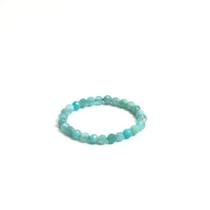 Anello con Pietra Naturale Agata cristallo quarzo zircone 2mm Multisfaccettato Gioielli regali adatti per uomo e donna