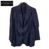 Finjack FIN-SP33 Navy Loropiana Cashmerex Silk Sight Vents Stripe 2B Tailored Jacket Jacket 50 blackUsed