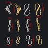Stainless Steel Hand-Shape Toggle Connectors Diy Jewelry Making Bracelet Clasps Bulk Accessories