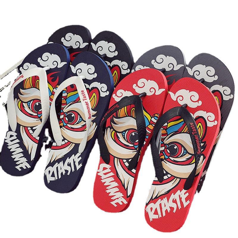 Καλοκαιρινές Ανδρικές Σαγιονάρες Αντιολισθητικές Ελαφριές Γρήγορης Αποξήρανσης Ανδρικές και Γυναικείες Σαγιονάρες Σπιτιού με Εκτύπωση