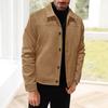 Luxury Businees Male Woolen Jackets Fashion Lapel Button-down Solid Color Long Sleeve Coats High Quality Outerwears
