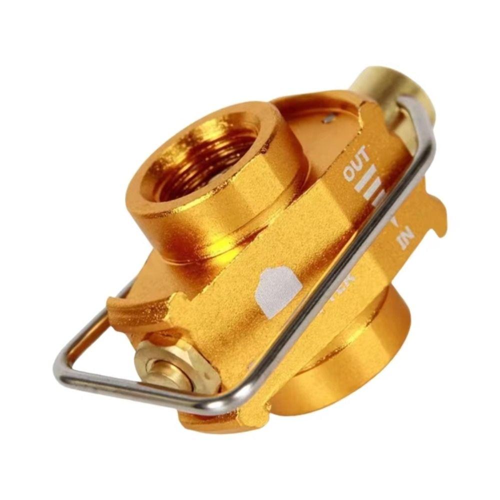 Cost-effective Camping Gas Adapter Valve Efficient Gas Refill Adapter  Camping Equipment