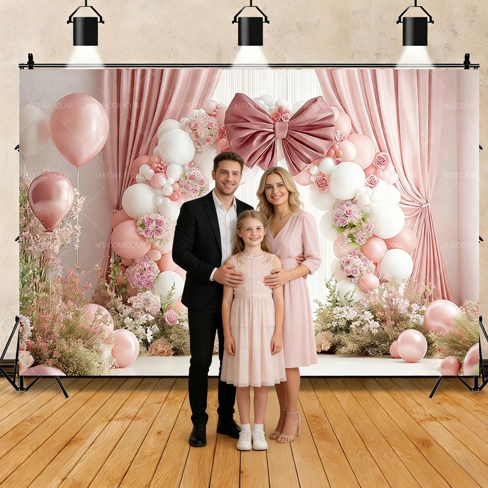 Bloemenboog bruiloftsscène achtergrond geschikt voor bruiloftsfotostudio opnamens achtergrond verjaardagspartij babyborrel decoratie