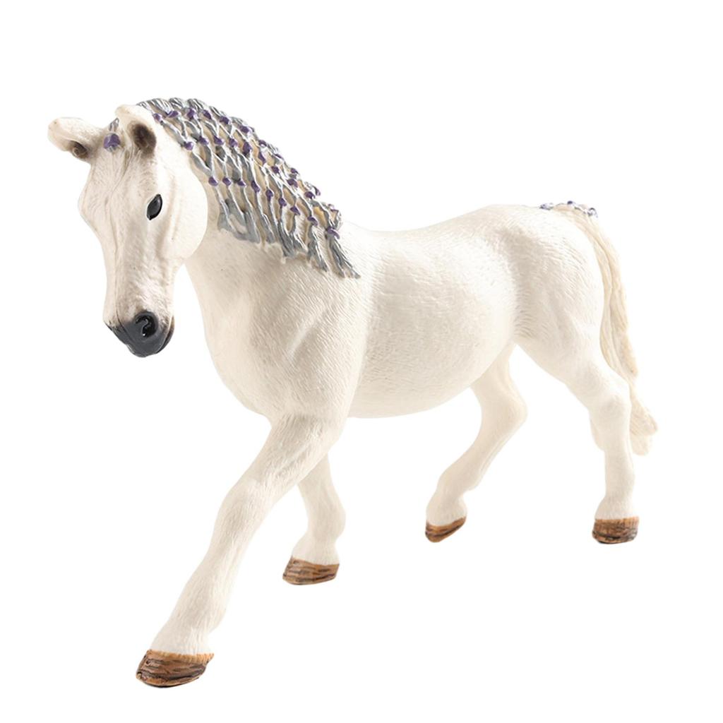 Horse Figures Animal Model Small Simulation Wildlife Statue Educational Toy for Boy Girl Ages 3+ Party Favors Gifts Ornament