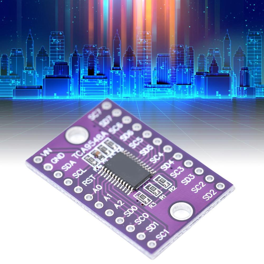 5Pcs Bus Extender TCA9548A Development Board 1 to 8 Channel IIC Interface Expansion Board Expansion Module Channel Expansion