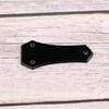 Bullnose Shaped Guitar Trusses Rod Cover Plate 3 Holes Guitar Replacement Accessory No Screws Center Hole Distance 50mm