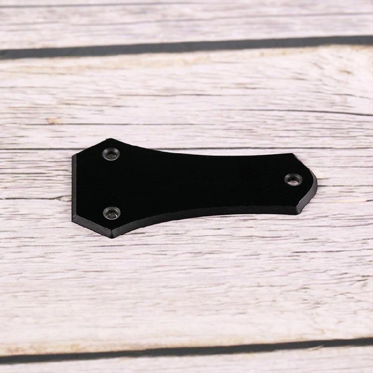 Bullnose Shaped Guitar Trusses Rod Cover Plate 3 Holes Guitar Replacement Accessory No Screws Center Hole Distance 50mm