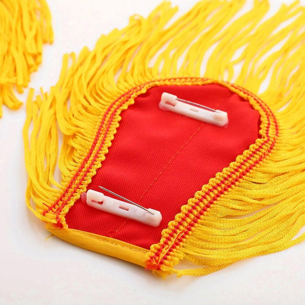 1Pair Brooch Board Shoulder Pad Epaulettes Jackets Overcoats Epaulett  for Drum Horn Band