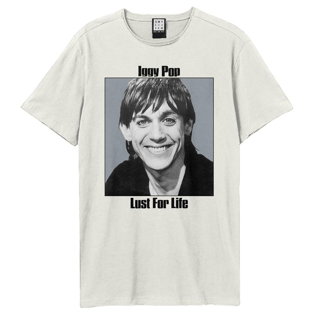 Amplified Unisex Adult Lust For Life Iggy Pop T-Shirt