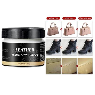 Ledercreme Lederpflegemittel für Lederhose Tasche Schuhe Möbel Autositze Polieren Nährung Pflege Lederpflege