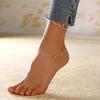 Vnox Gold Color Charm Female Chain Anklet Stainless Steel Cross Crown Star Pendant Barefoot Bracelet Women Beach Jewelry Summer