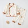 Cotton Baby Clothes Set Long Sleeve Newborn Bottoming Shirt Infant Sleepsuit Pajamas  Daily Wear