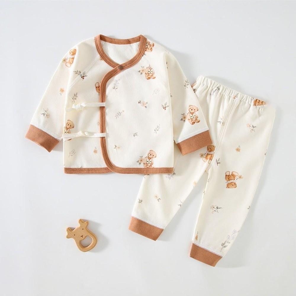 Cotton Baby Clothes Set Long Sleeve Newborn Bottoming Shirt Infant Sleepsuit Pajamas  Daily Wear