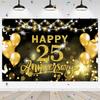 Happy 25th Anniversary Backdrop 25th Wedding Anniversary Photography Backgrou...