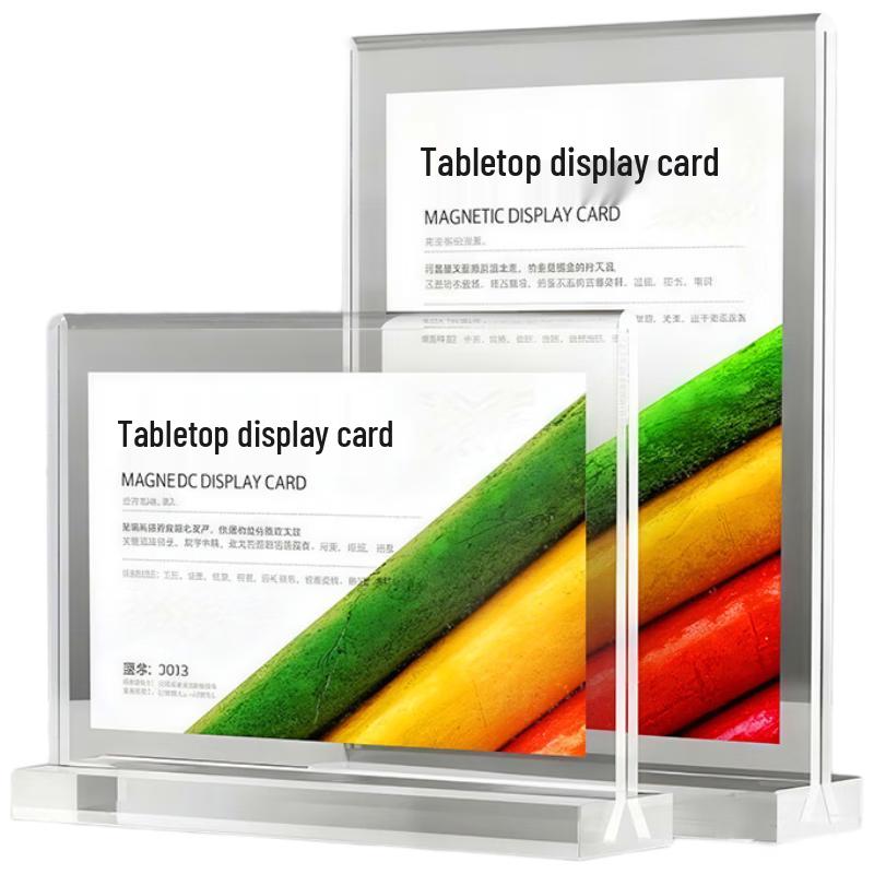 

Magnetic Acrylic Table Display Sign Holder