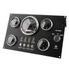 5 Gauge Set Instrument Panel 12V 7 Colors Oil Level Water Temperature Oil Pressure Voltage Display for Marine Boat