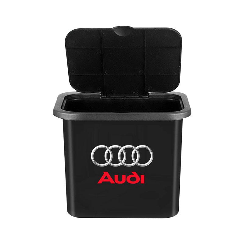 1Pcs Car Hanging Trash Bin Seat Back Storage Box Phone Holder Hook For Audi C7 C6 C5 B5 B6 B7 B8 B9 D3 Q3 Q5 Q7 TT A1 A3 A4 A5 A6 A7