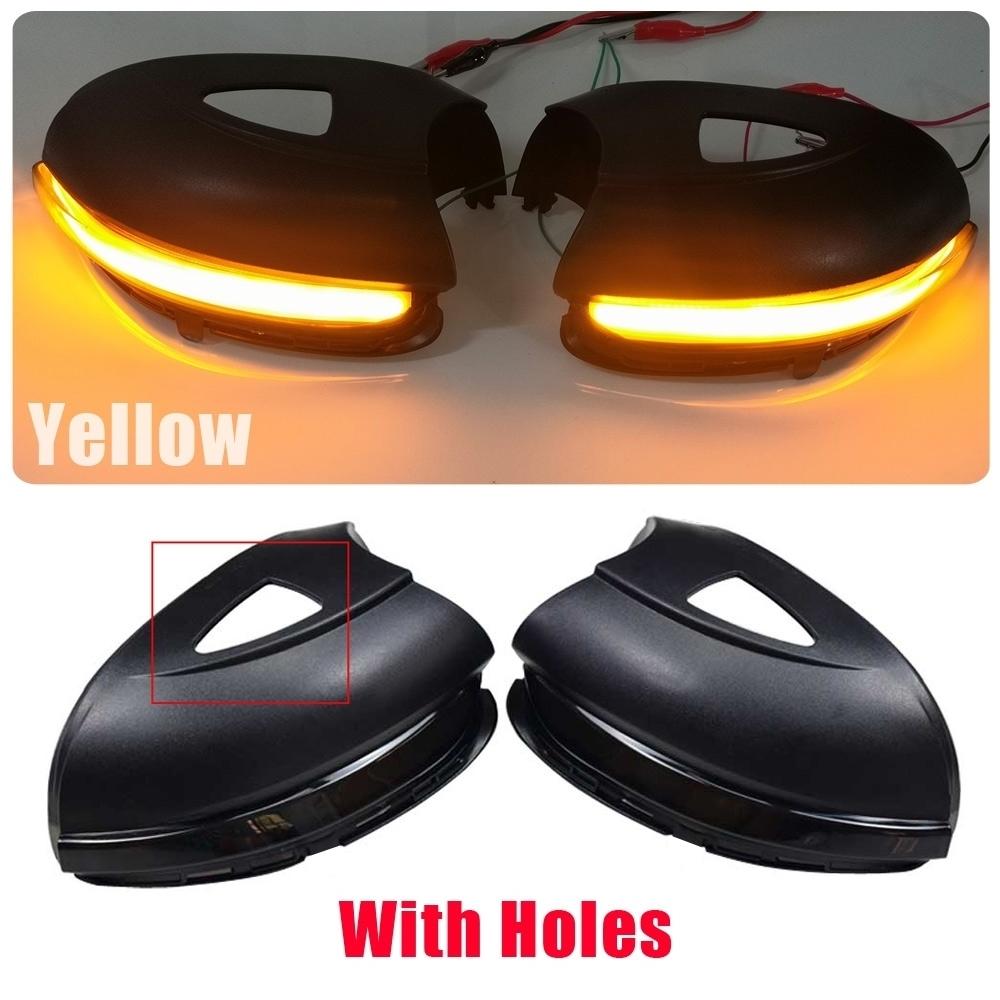 2 Pieces For VW Golf MK6 GTI 6 R Line Touran Dynamic Blinker Side Mirror Indicator For Volkswagen VI R20 LED Turn Signal Light