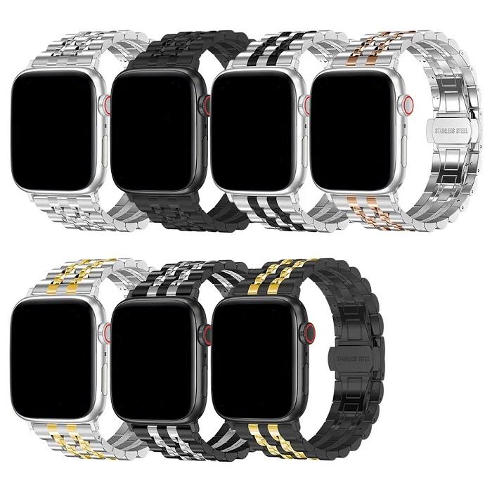 Hot Selling Watch Accessories Stainless Steel Chain Band Replacement Smart Watch Band for Apple Watch Series 8/9/10/11/Ultra/SE