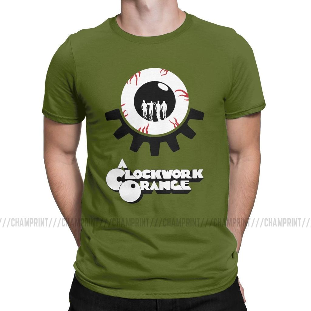Vintage A Clockwork Orange T Shirt For Men O Neck 100 Cotton T Shirt Kubrick