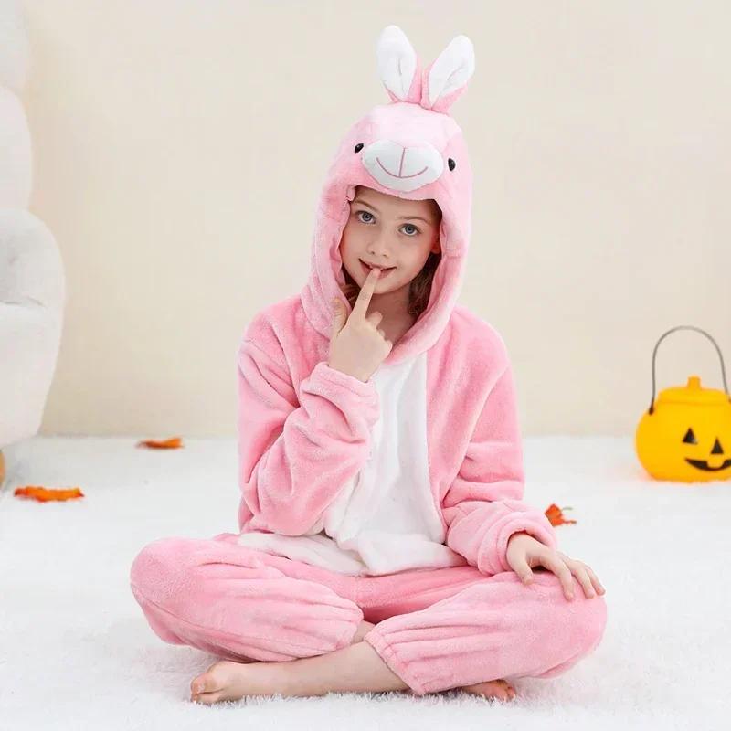 Disfraces Cosplay de Capibara Anime Mono de Animal de Dibujos Animados para Niños para Halloween Navidad Niñas Niños Pijamas con Capucha Monos