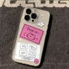 Cloud Kitten Label: Compatible Transparent Soft Case for Apple 15 Pro, 16, 17, and 17 Pro Max